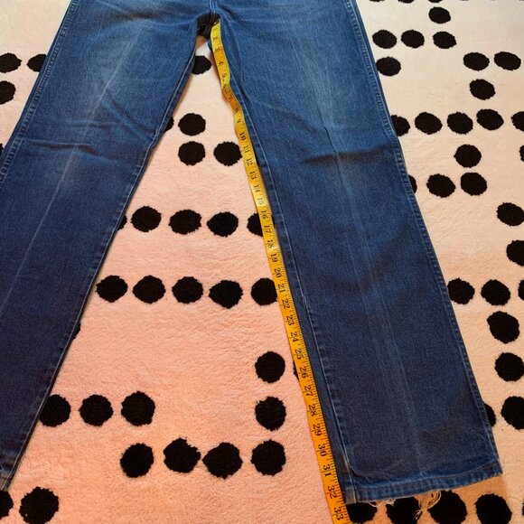 Wrangler Cowboy Cut Bootcut 13MWZ Faded Denim Western Jeans - Picture 13 of 13